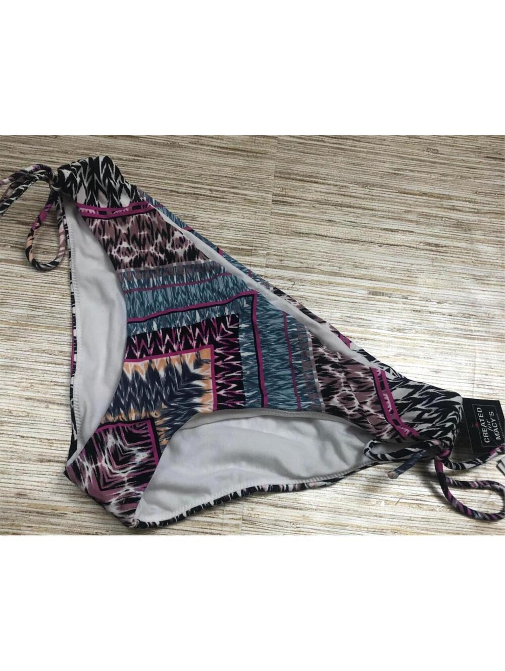 1937 Raisins Sweet Side Pant Swim Bottom BLACK MULTI sz L new